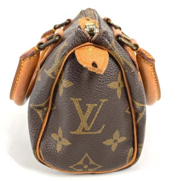 LOUIS VUITTON M41534 Monogram Mini Speedy Boston Bag, Pouch, Handbag, Canvas,... - Picture 3 of 15